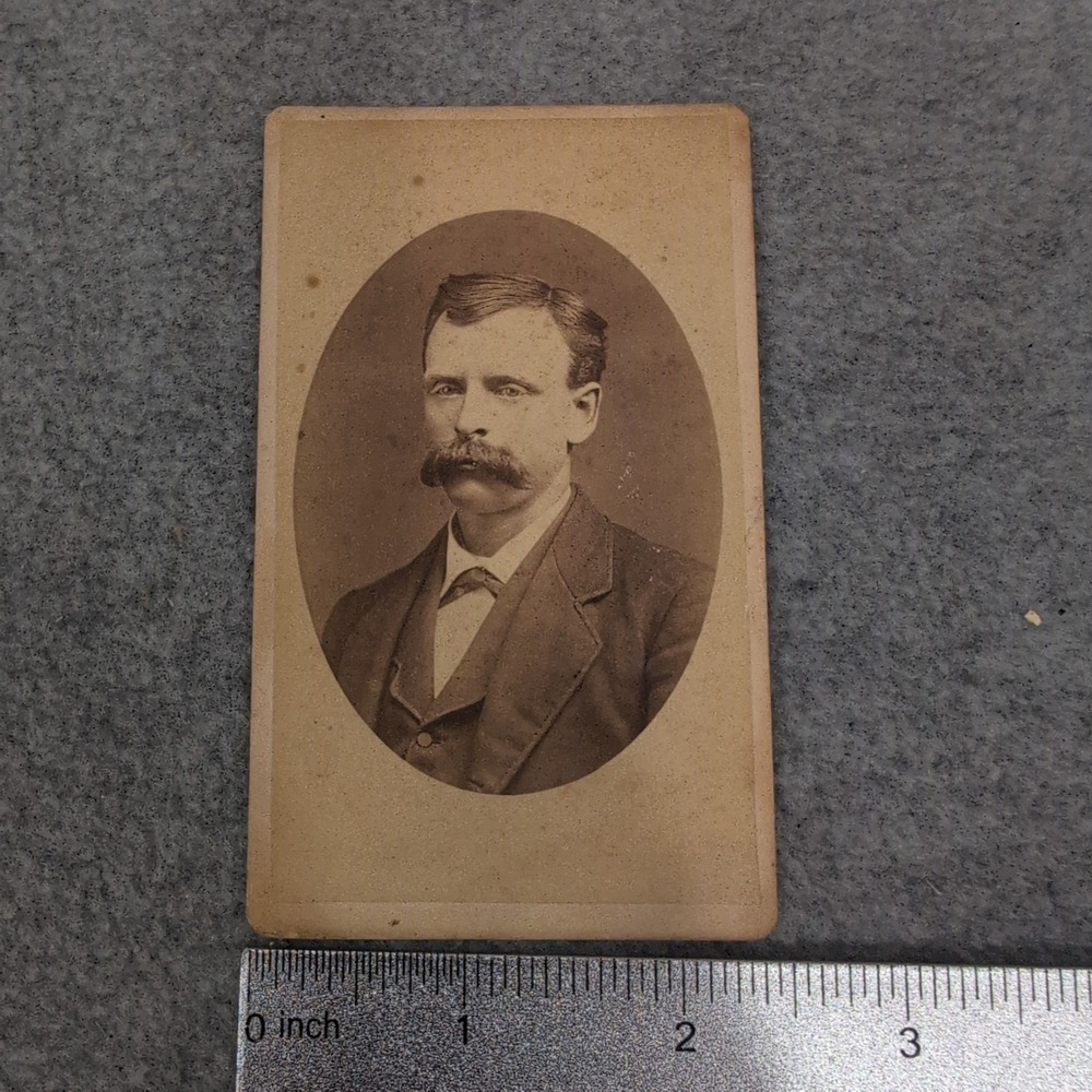 Antique 1880s Cabinet Card Photo Charlie Sampson Goodwater Alabama M. M. Gardner - Picture 7 of 7